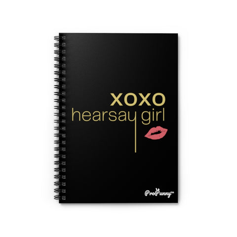 XoXo Hearsay Girl Notebook
