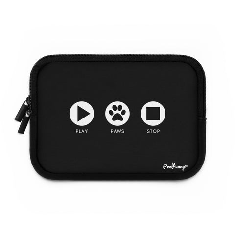 Play, Paws, Stop Laptop Sleeve 7"-17"